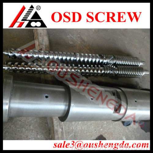 SACM645 65/132 conical twin screw barrel for ppvc pp pipe